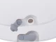 360 Spin Rotating Mop with Wheeled Bucket, 2 Microfiber Pads, White