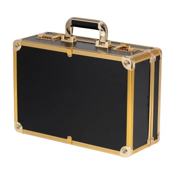 Activeshop Hairdressing and Barber Case, Black/Gold