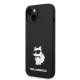 Karl Lagerfeld Silicone Choupette Case for iPhone 14 Plus / 15 Plus - Black