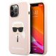 Karl Lagerfeld Silicone Karl\'s Head Case for iPhone 13 Pro / 13 - Light Pink