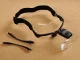 Headband Magnifier Glasses with 2 LED Lights and 5 Lenses, Black