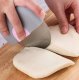 Round Pizza and Dough Cutter with Cover (8.5 cm, Stainless Steel)