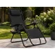 Sofotel Chillwell Folding Garden Sun Lounger with Cushion, Set of 2, Black