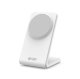 Tech-Protect QI15W-A23 MagSafe 15W inductive charger in the m of a stand - white