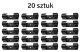 Cable organizer clip 20pcs bl