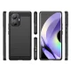 Case for Realme 10 Pro+, Carbon Case TPU Cover, Black