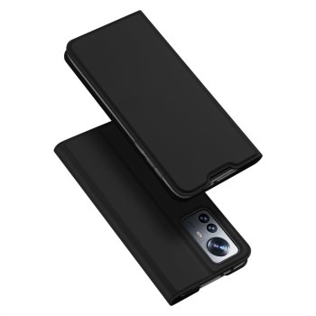 Xiaomi 12 Pro DUX DUCIS Magnetic Book Case Cover, Black | Чехол для Телефона Кабура Книжка