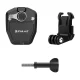 PULUZ Motorcycle Windshield Mount Clip for Action Cameras, Black