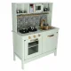 Kids Wooden Play Kitchen with Sound and Light Effects and Accessories, Mint