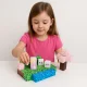 Multistore Magnetic Building Blocks for Kids, 96 Pieces, Pink Castle
