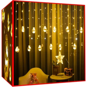 Light Curtain Iso Trade 108 LED, Warm White