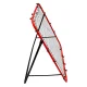Kids Football Rebounder Training Net 125x125 cm, Red/Black