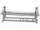 Hanging Bathroom Shelf with Towel Rails, Silver