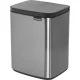 Brabantia BO Waste Bin 12 L, Matte Steel Fingerprint Proof