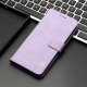 Samsung Galaxy A16 4G / 5G ( SM-A166 / SM-A165 ) Leather Color Wallet Protective Book Case Cover, Purple