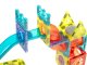 Kids Light Magnetic Constructor Rolling Ball Rail Bricks Set 75 pcs