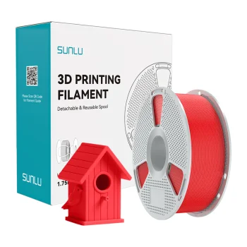 Sunlu ASA 3D Printer Filament 1.75 mm, Red