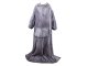 Oversized Warm Sweatshirt Blanket with Sleeves and Pocket for Men and Women