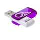 Philips Vivid Edition 64GB USB 3.0 Flash Drive, White / Purple