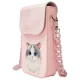 Nimmy Big Eyed Pet 2.0 Cat 3-in-1 Phone Bag, Wallet & Tracker Case, Pink