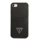 Guess GUHCI8PSATPK Saffiano Triangle Case for iPhone 7/8/SE Black