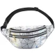 Waterproof Waist Bag (Fanny Pack) BQ58A, Silver