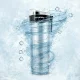 Berdsen BD-757 Water Bottle with Mouthpiece, 570 ml