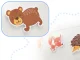 Foam Bath Stickers Animals, 18 pcs