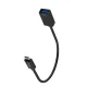 Wozinsky WOTGY1S USB-C to USB-A 3.0 OTG Adapter - Black