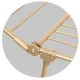 Massido Debora Folding Clothes Airer 19m, Gold