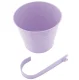 Balcony Flower Pot with Hook AG691J, Purple