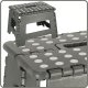 Folding Anti-slip Step Stool for Kitchen or Bathroom, 22cm, Dark gray