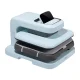 HTVRONT Auto 2 Digit Heat Transfer Press, Light Blue