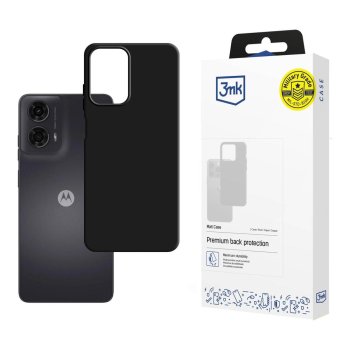 3Mk Protection Matt Case for Motorola Moto G24 Black