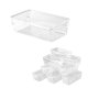 Acrylic Drawer Organizer Set of 25 Bins, 4 Sizes for Storage, Clear
