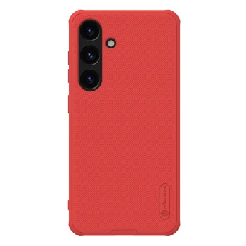 Nillkin Super Frosted Shield Pro dėklas Samsung Galaxy S24+, raudonas