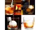 Ice Ball Maker Mold Set, 4 Pcs, Transparent