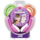 JVC HAKD5P Kids On-Ear Headphones, Pink