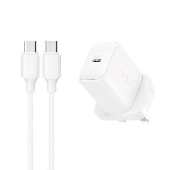 20W USB-C Wall Charger Joyroom JR-TCF20 UK Plug & 1m Cable
