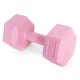 Modernhome HCD-6-PK Hexagonal Dumbbell Set 2x3 kg, Pink