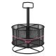 Maaleo 26290 Rotating Metal Mesh Desk Organizer and Pen Holder, Black