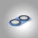 Etteri Full Camera Lens Protector for iPhone 17, Blue