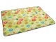 Waterproof Picnic and Beach Blanket, Green with Flowers, 150x200 cm