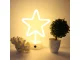 Standing LED Star 100 LED, USB/Battery, Warm Light, White