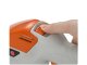 Cordless Grass and Shrub Shears 2-in-1, White/Orange
