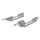 Maclean MC-497 Pull-Out Kitchen Cabinet Lift Mechanism 5-20kg