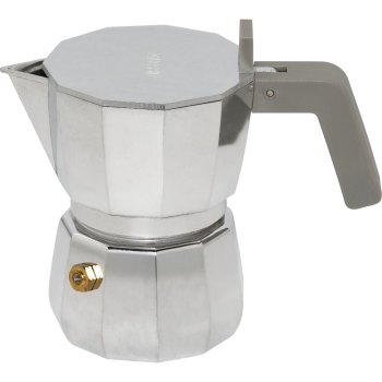 Гейзерная кофеварка Alessi Moka DC06/1, 1 чашка, серебристая