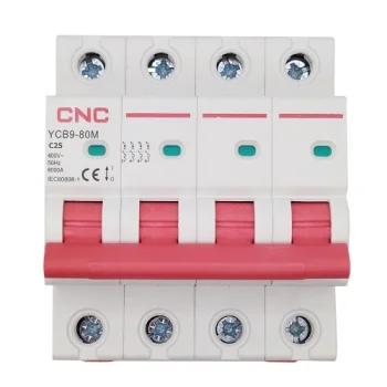 Miniature Circuit Breaker 4P, 25A, Class C, 6kA