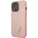 Guess Saffiano PU Triangle Case for iPhone 14 Pro 6.1\" Pink