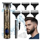 Soulima 19590 4-in-1 Hair and Beard Trimmer for Men, Gold